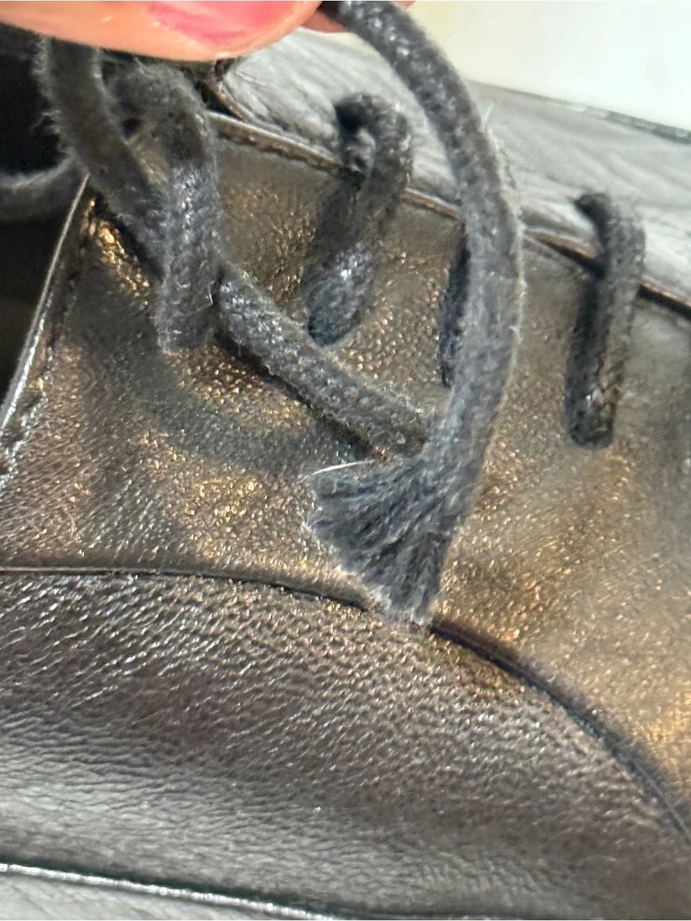 Bruno Magli Black Shoes Men's Sz 12 Cap Toe Leather Italy Lace Up Oxford